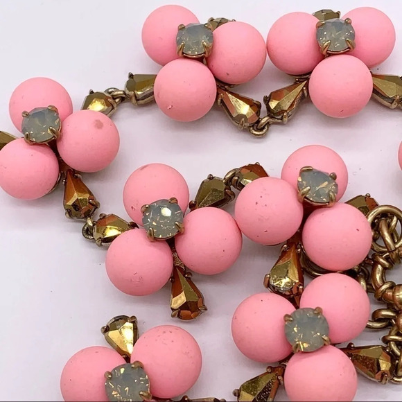 J. Crew Pink Pop Flower Necklace - Picture 3 of 6
